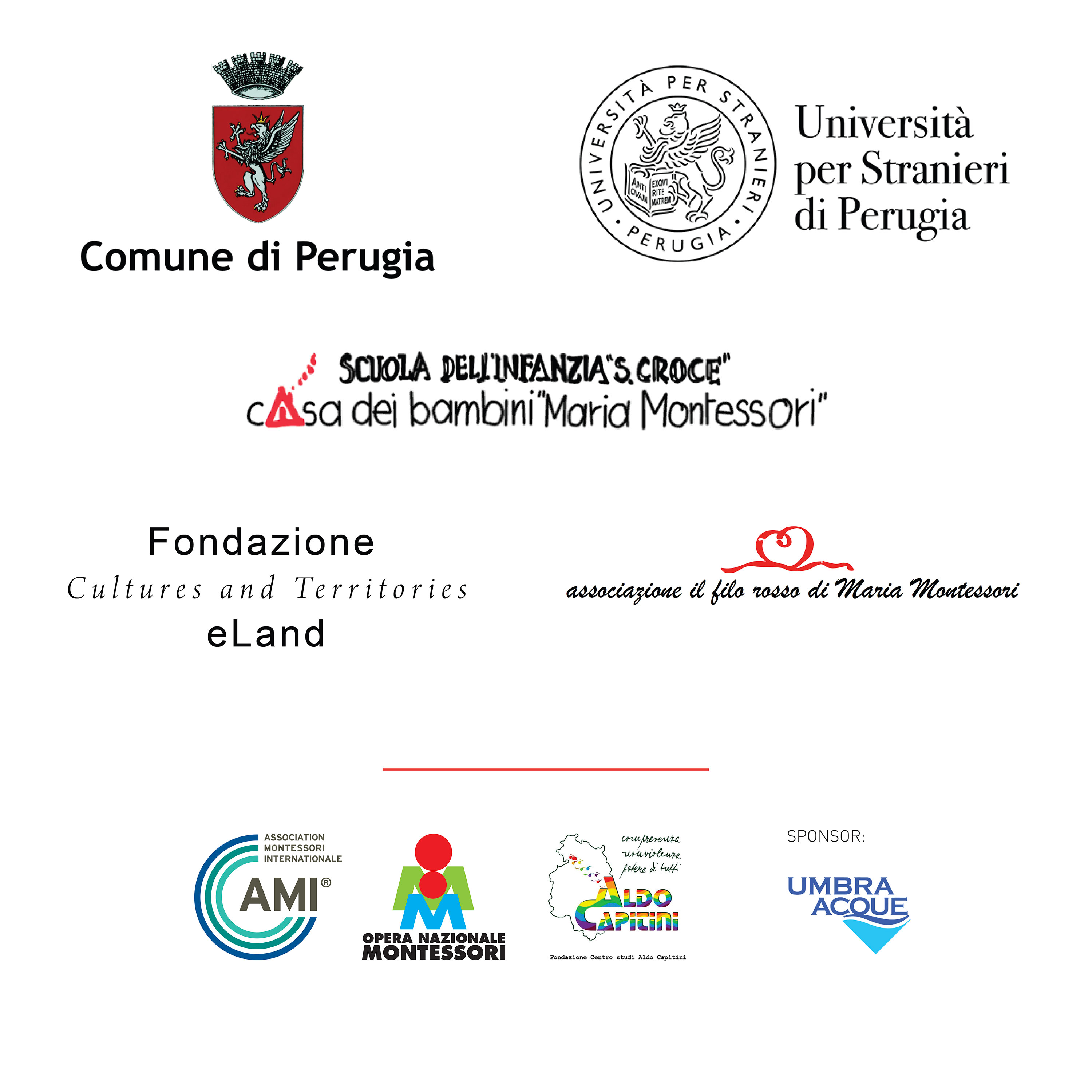 loghi delle istituzioni partner dell'iniziativa