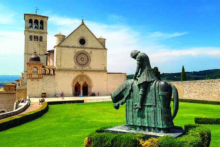la basilica di S. Francesco ad Assisi