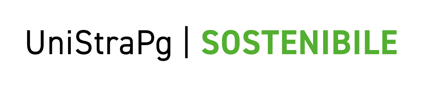 Logo Unistrapg Sostenibile