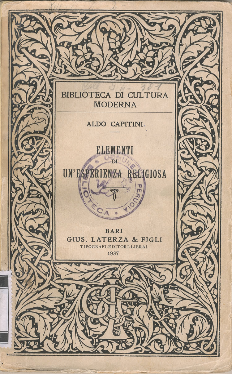 copertina di "Elementi di un'esperienza religiosa"