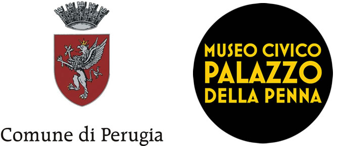 loghi Comune di Perugia e Museo civico Palazzo della Penna