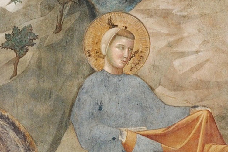 particolare di un'opera di Giotto