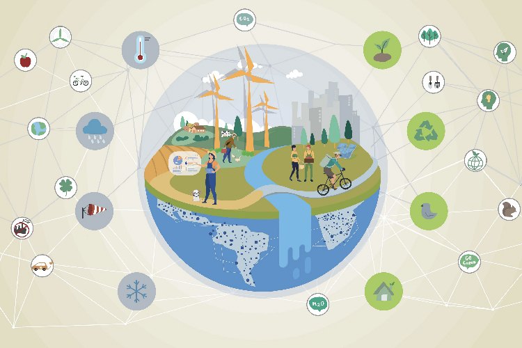 rappresentazione di una rete di connessioni attività