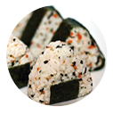 Dettaglio di onigiri