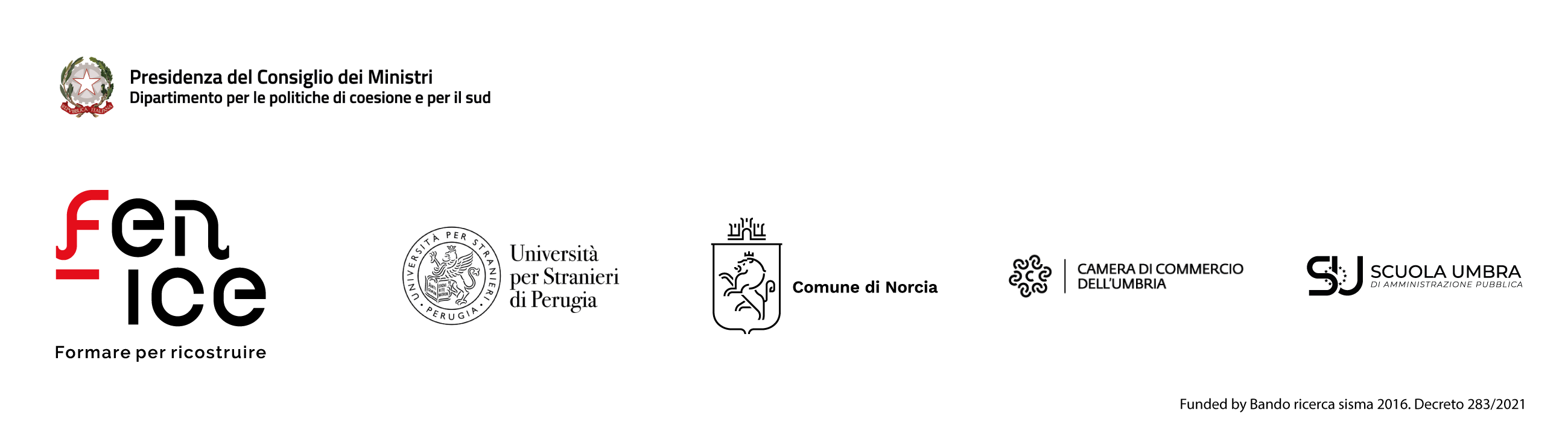 loghi dei partner del progetto