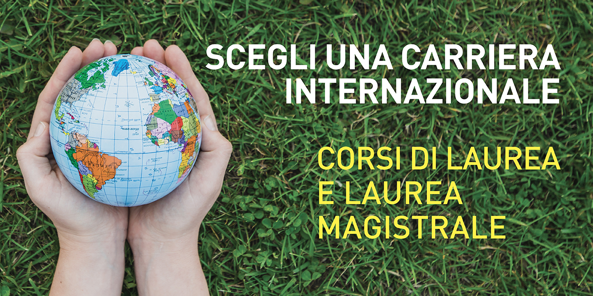 Scegli una carriera internazionale!