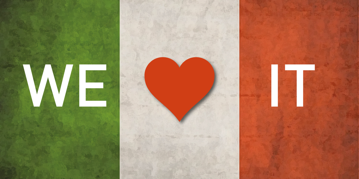 we love italiano