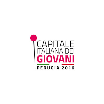 Logo Perugia capitale italiana dei giovani