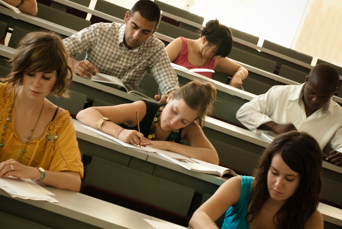 studenti a lezione