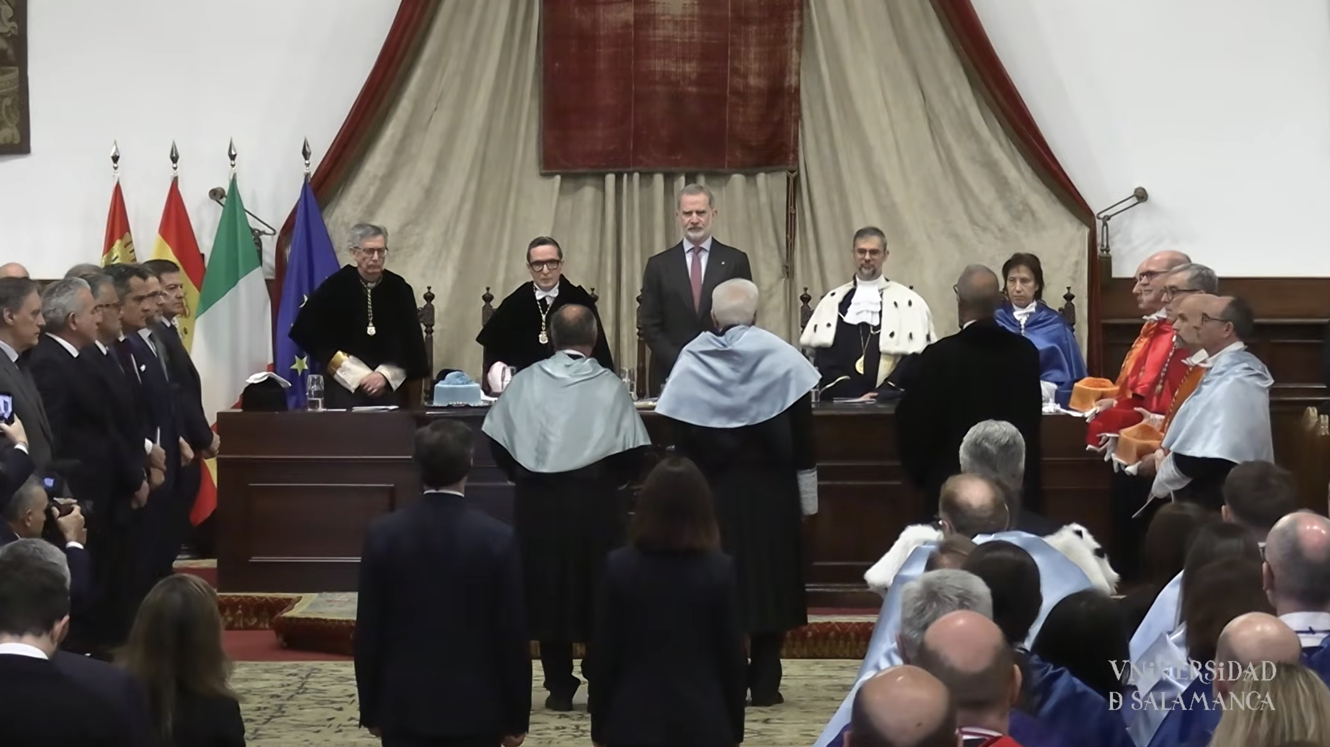 cerimonia di conferimento del Dottorato Honoris Causa al Presidente della Repubblica Italiana
