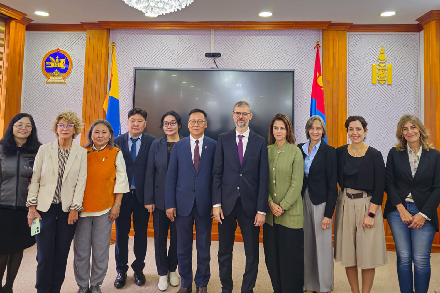 delegazione in missione in Mongolia