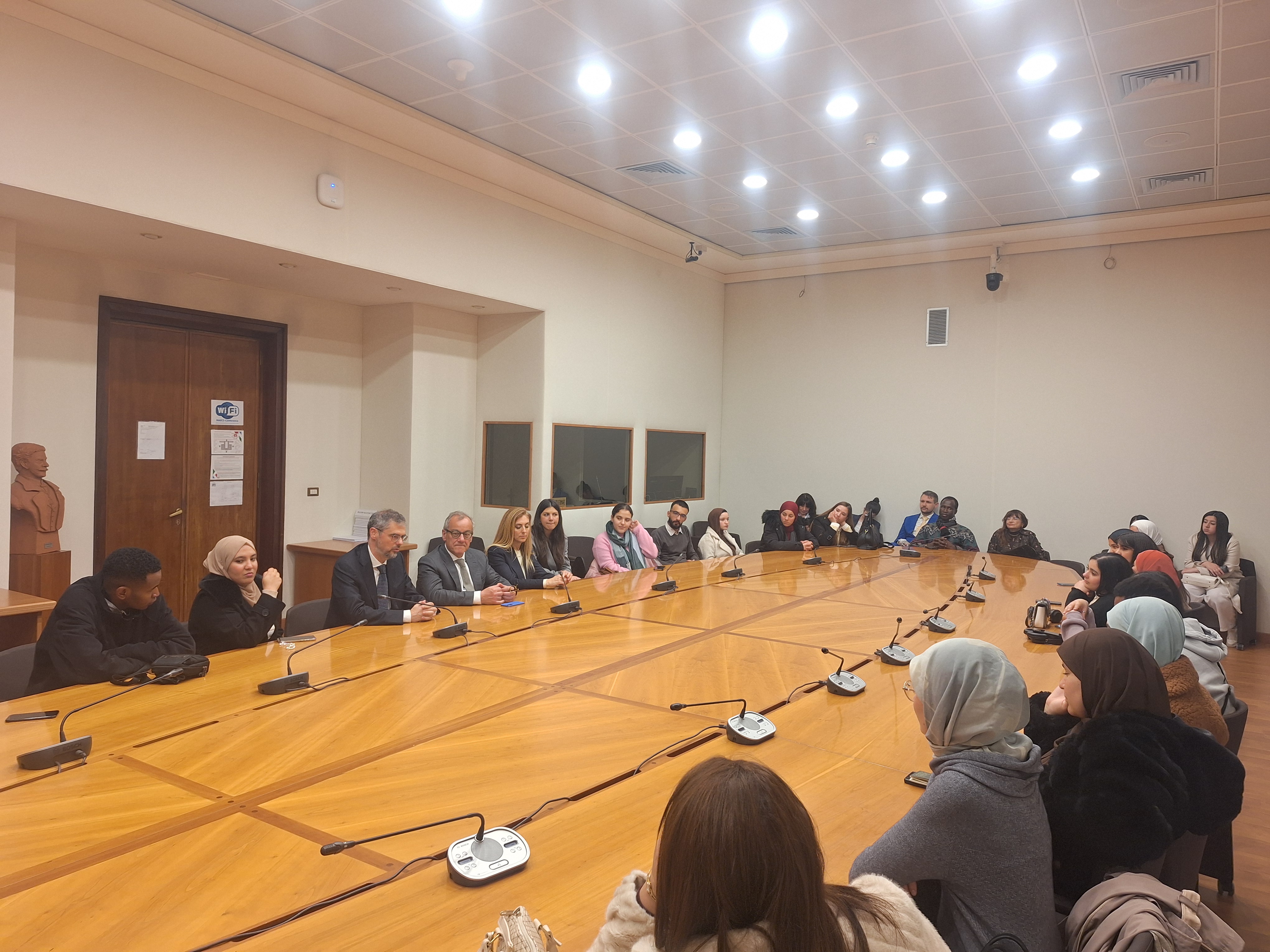 i borsisti in visita al Ministero