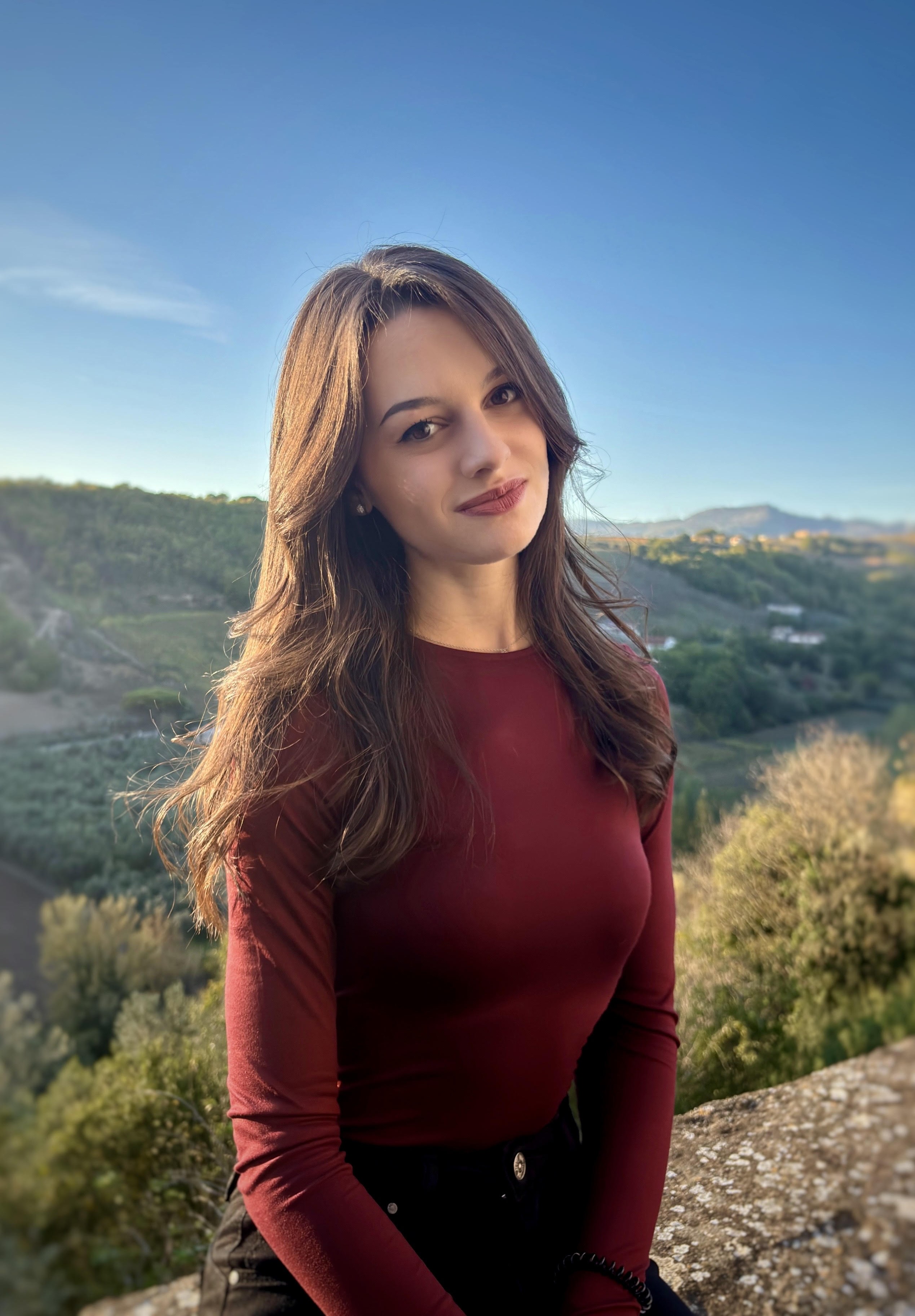 Primo piano della dottoranda