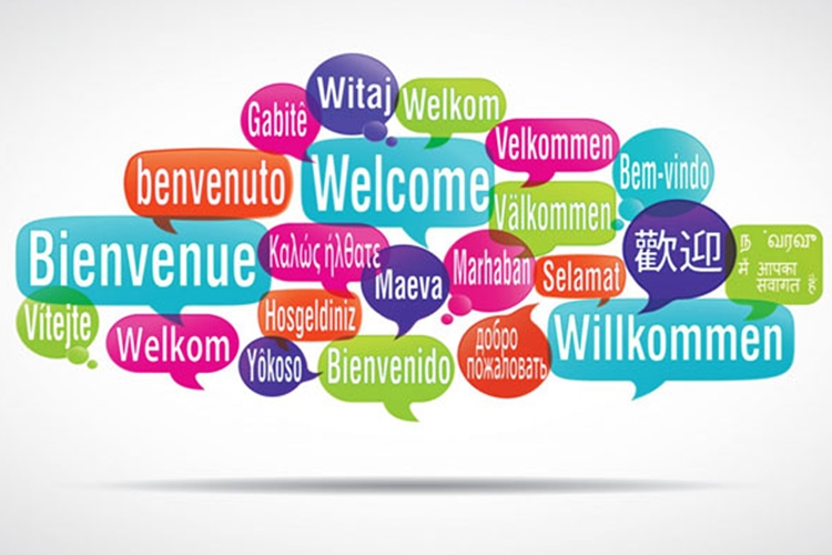 Benvenuto tradotto in varie lingue del mondo