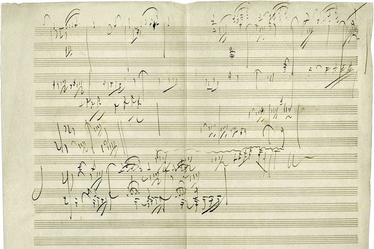 Immagine di appunti di Beethoven