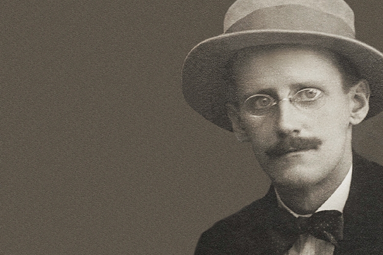 Dettaglio della locandina: immagine di James Joyce