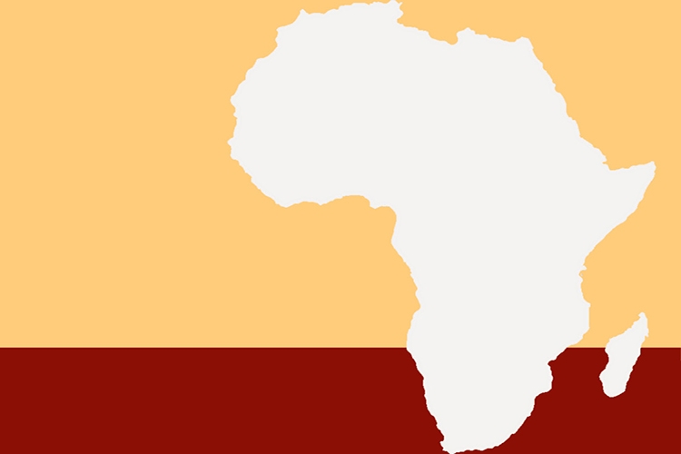 Dettaglio della locandina: immagine dell'Africa
