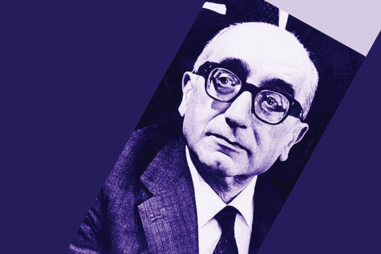 Dettaglio della locandina: immagine di Aldo Capitini