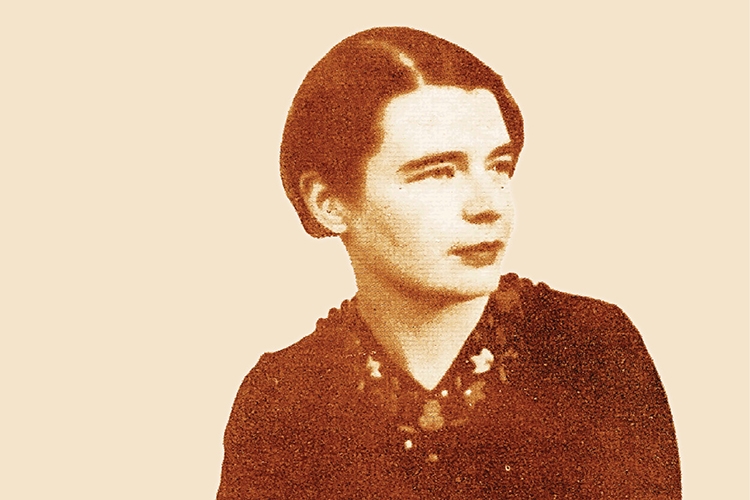 Dettaglio della locandina: Marguerite Yourcenar da giovane