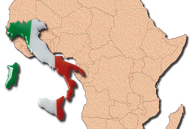 Dettaglio della locandina: Africa e Italia