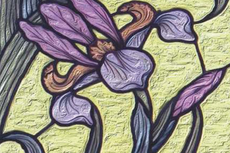 Dettaglio della locandina: un iris