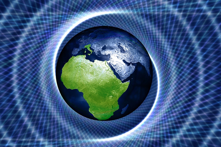 Dettaglio della locandina: immagine del pianeta terra