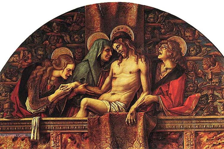 la pietà di Carlo Crivelli