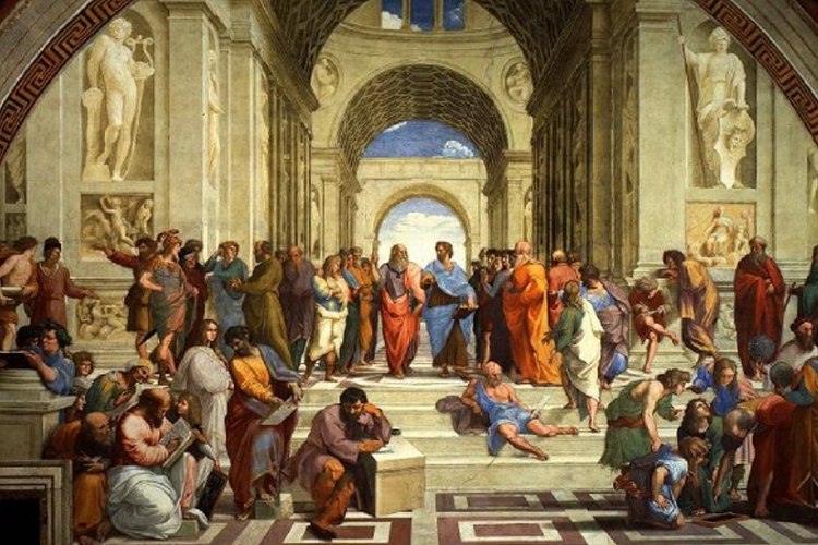 "La scuola di Atene" di Raffaello