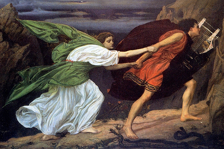 rappresentazione pittorica di Orfeo ed Euridice