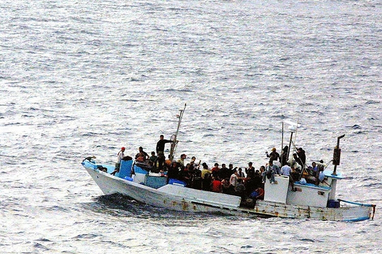 barca di migranti