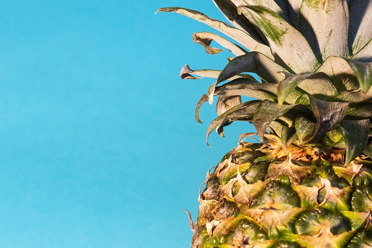 particolare di un ananas