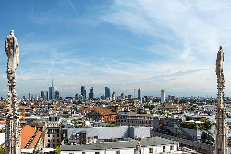 il centro di Milano