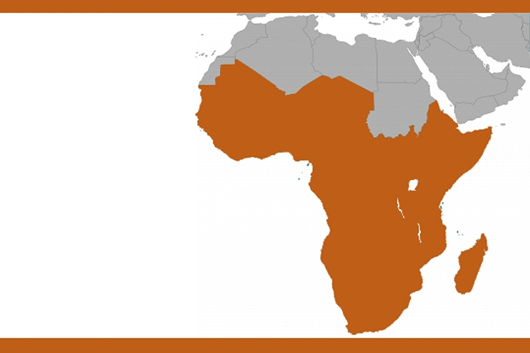 mappa dell'Africa