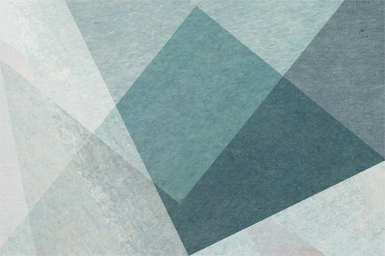 particolare della copertina del libro: forme geometriche sovrapposte