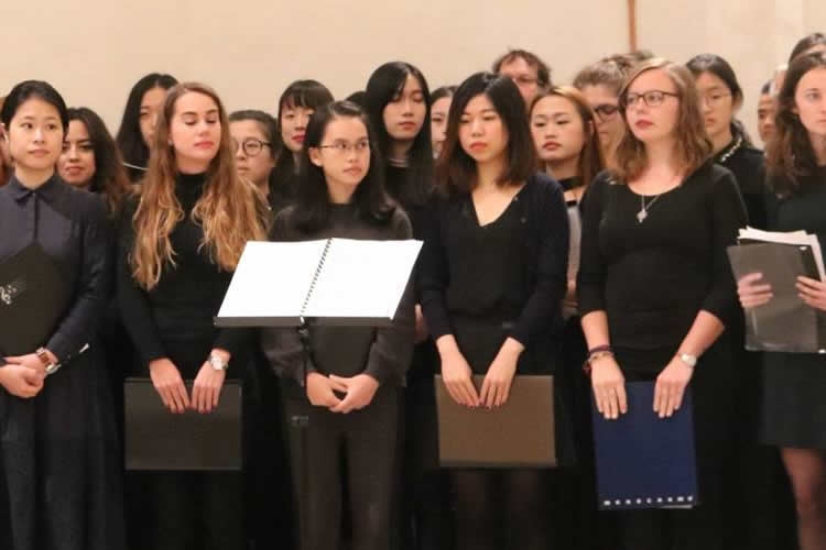 il coro dell'Università per Stranieri di Perugia