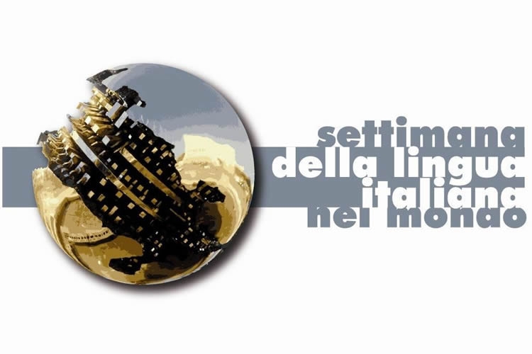 Logo della settimana della lingua italiana nel mondo