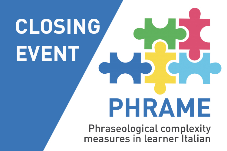 Logo PHRAME Phraseological complexity Measures in learner Italian