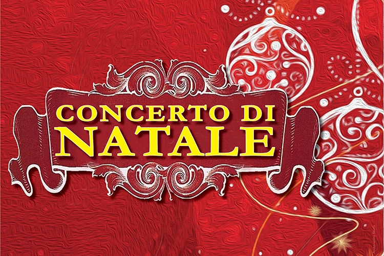 Scritta "Concerto di Natale"