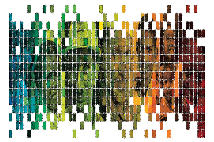Collage di volti