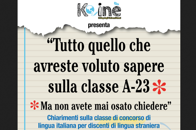 Tutto quello che avreste voluto sapere sulla classe #A23, ma non avete mai osato chiedere