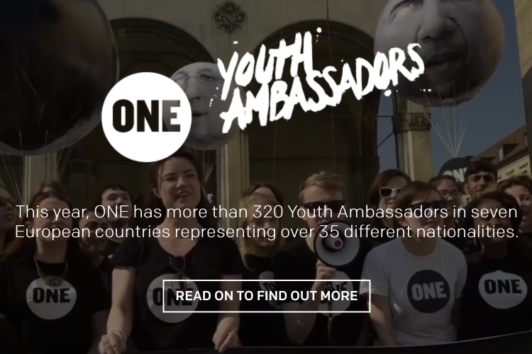 ONE youth ambassadors