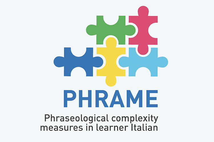 Logo PHRAME Phraseological complexity Measures in learner Italian