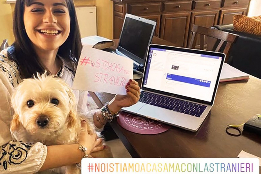 #IoStoACasaMaConLaStranieriPg