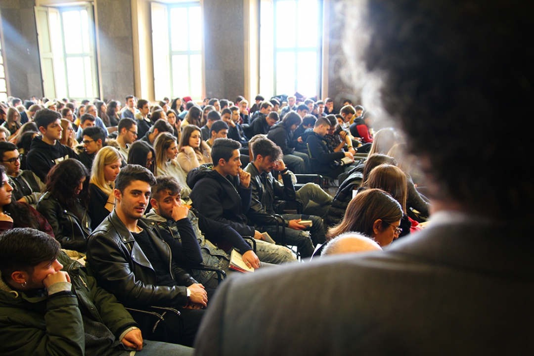 Foto del pubblico scattata durante l'Open Day 2017