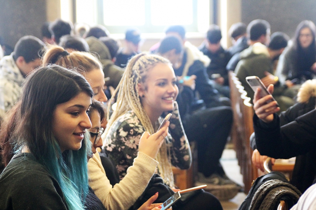 Foto del pubblico scattata durante l'Open Day 2017