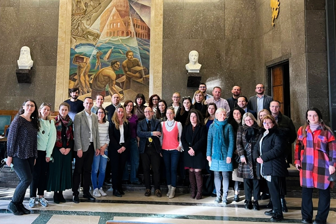 un momento dell'incontro in aula Magna