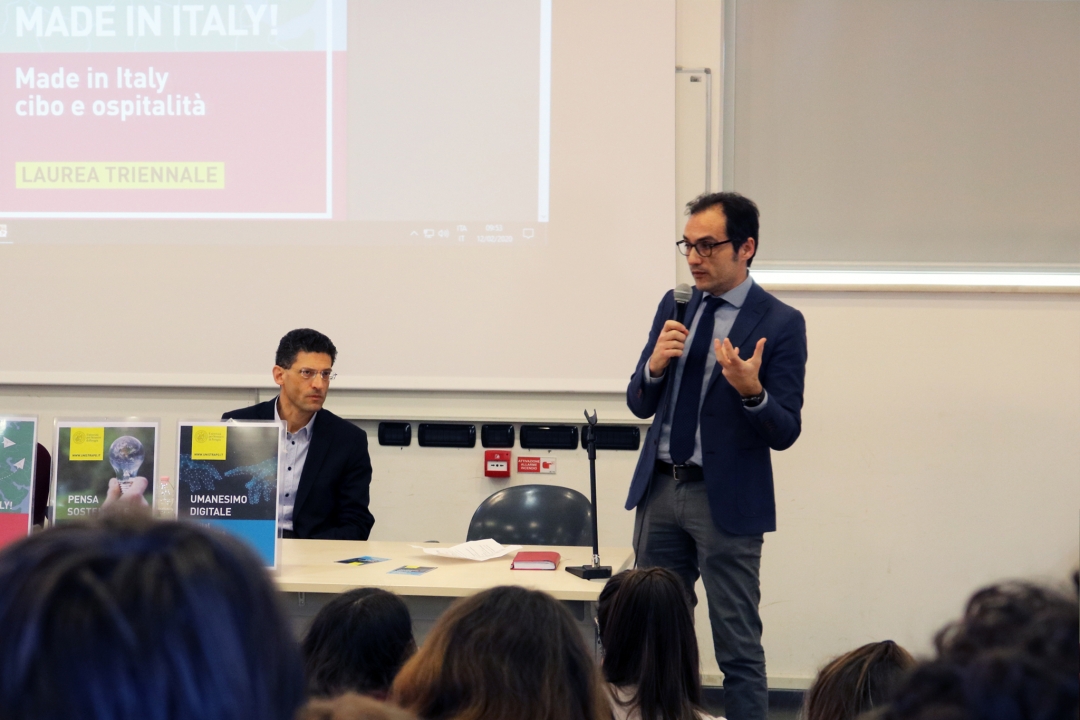 intervento del prof. Antonio Allegra, delegato rettorale all'orientamento