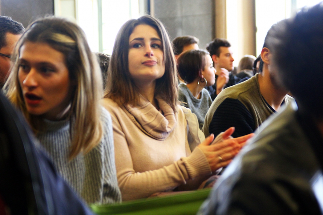 Foto del pubblico scattata durante l'Open Day 2017