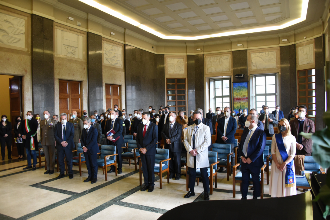 scorcio del pubblico in aula Magna