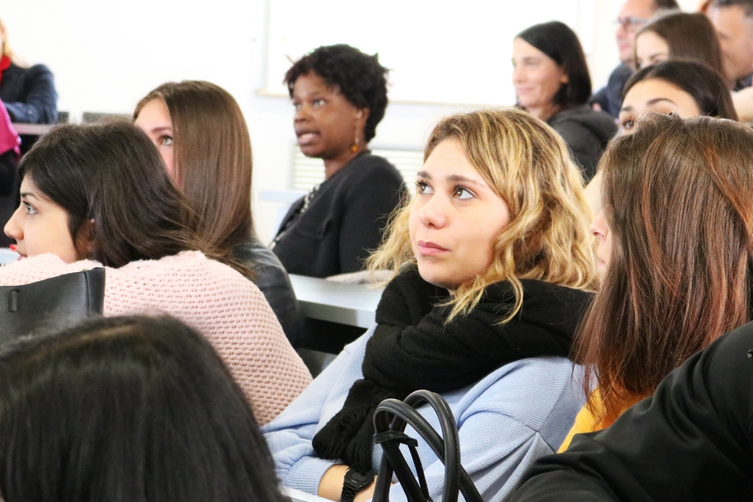 studenti durante l'incontro